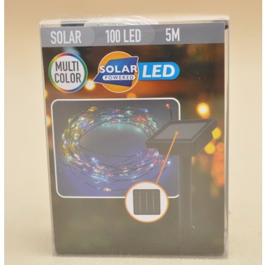 CZ6540020 LAMPKI SOLARNE DRUTR MULTI 100LED 5M