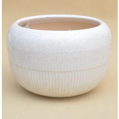 B2510115L DONICZKA CERAMICZNA BIAŁA H 18*26 CM