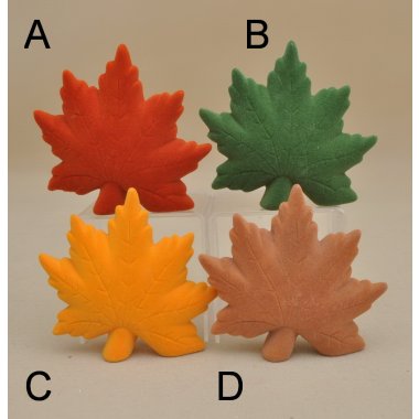 GAG100000 LIŚĆ KLONU WELUR 14CM 4 SZT.