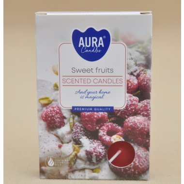 P15-379 PODGRZEWACZE*6 1,5*4CM SŁODKIE OWOCE OP.12