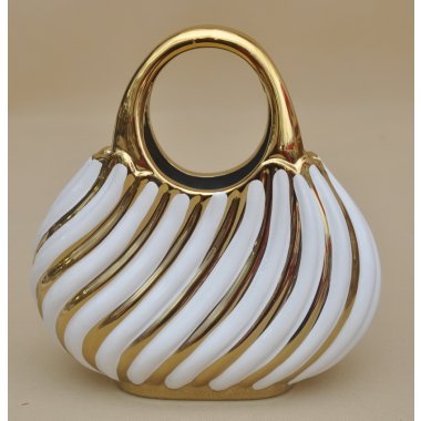 TD00687 OSŁONKA CERAMIKA TOREBKA H26*24CM OP.1