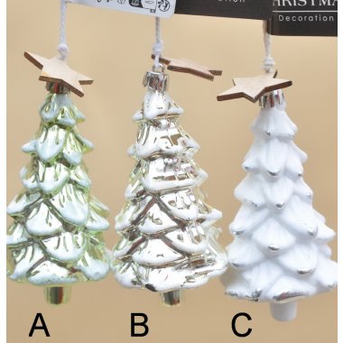 ABJ450020 ZAWIESZKA CHOINKA 12 CM.  24 SZT.