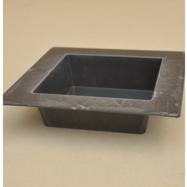 P0210-25-B.GREY OSŁONKA PLASTIK H 6*25*25 CM