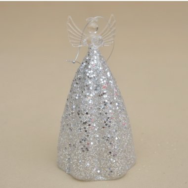 GB0722 ANIOŁ BROKAT PLASTIK H 19*10 CM