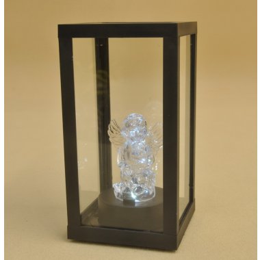 7/26/YZE LATARNIA SOLAR ANIOŁEK B.ZIMNY H20*10CM