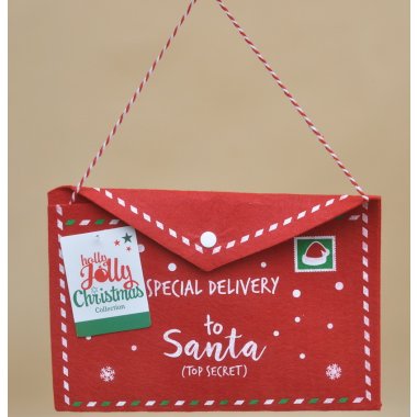 AAO400010 TOREBKA NA LISTY DO ŚW. MIKOŁAJA 26*17H