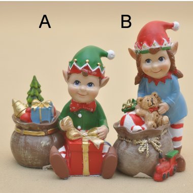 537712 ELF FIGURKA POLIRESING H 10*9 H 12*7