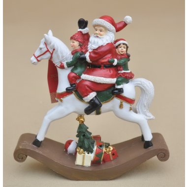 TG79262 KOŃ MIKOŁAJ POLIRESING LED H 21*20 OP.1