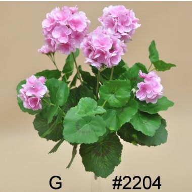SUN534 BUKIET PELARGONIA*7 40 CM OP.8 SZT