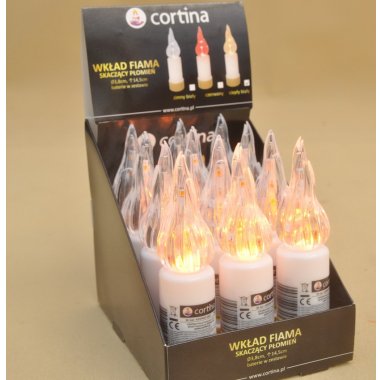 4/25/WZP WKŁAD LED FIAMA H14,5*4CM B.CIEPŁY