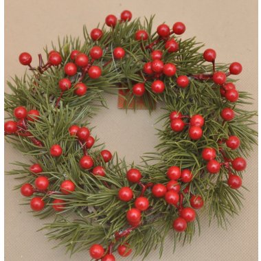 CV36680 WIANEK SOSNA Z KALINĄ 20 CM OP.4 SZT