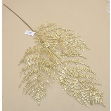 JK0663 PAPROĆ BROKAT *3 ZŁOTA 97 CM.  6/12 SZT.