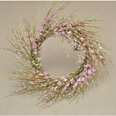 CV34969-2 WIANEK FASZYNKA BAZIE RÓŻOWY 45 CM OP.2