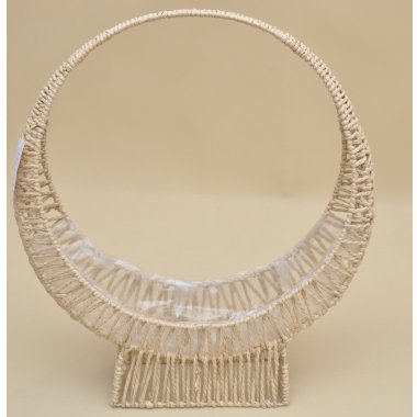 LQ2310564 KOSZ PLECIONY RAFIA NATURA KOMPLET 2 SZT