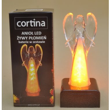 1/25/WZP-BAT ANIOŁ LED ŻYWY PŁOMIEŃ H15*6,5CM