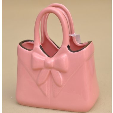 JY25N108PINK TOREBKA CERAMIKA RÓŻOWA H20*15*8 OP.2