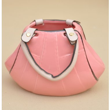JY25N106 PINK TOREBKA CERAMIKA RÓŻOWA H17*25*13