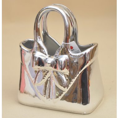 JY25N105 SILVER TOREBKA CERAMIKA SREBRNA H26*21*10