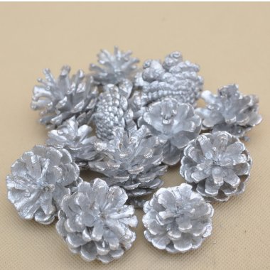 KWI-79-02111 SZYSZKA SREBRO*12 SIATKA 5*4CM OP.24