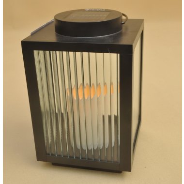 13/24/YZE-K SOLAR LATARNIA LED KARBOWANE SZKŁO