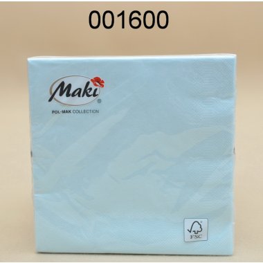 SERWETKA JEDNOKOLOROWA 33*33CM