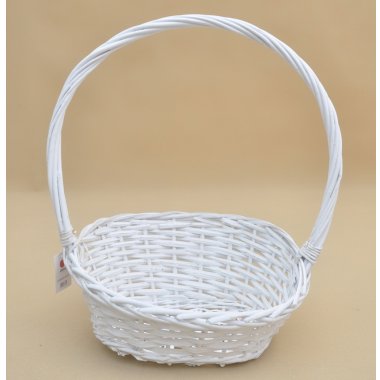 LH98002S WHITE KOSZYK WIKLINOWY PREZENTOWY H46*35