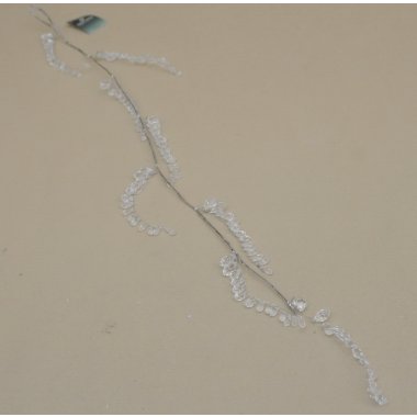 522095 GIRLANDA SREBRNA KRYSZTAŁKI 90 CM OP.18 SZT