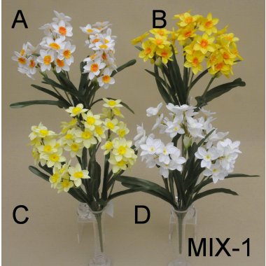 LJ06 BUKIET NARCYZ*7 42 CM OP.12 SZT