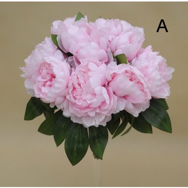 SUN533 PIWONIA WIĄZKA*12 BUNDLE  50*37 CM 10 SZT