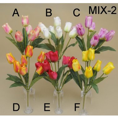 F531 BUKIET*7 TULIPANA 45 CM OP.24 SZT