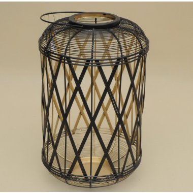 IP0041 LAMPION METAL AŻUR H41*26 CM W OP.1 SZT