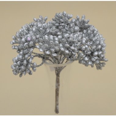 CV11793-2 PIK*10 KULKI BROKAT SREBR 14CM OP.12/24