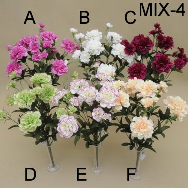 SUN495 BUKIET GOŹDZIKA*13  55CM OP.18SZT.