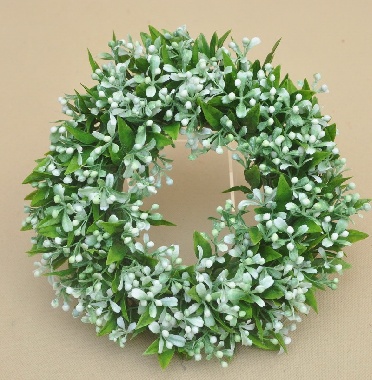 KWI-352-03733 WIANEK BIAŁY KULKI 30 CM